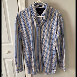 Tommy Hilfiger Pinstriped Casual Shirts